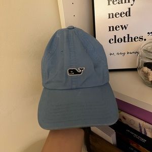 Vineyard, vines, blue hat
